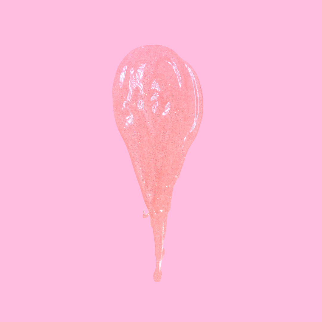 "Diced Pineapples" Clear Glitter Lip Gloss